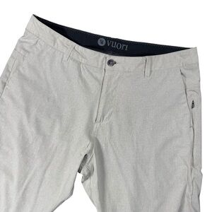 Vuori Men’s Meta Pant Athletic Slim Beige 34x31 5‑Pocket Chino